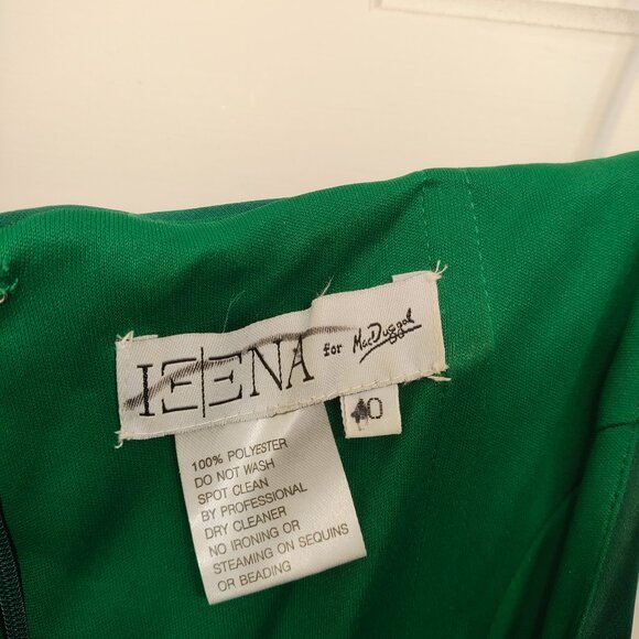 Green off the shoulder ball gown - Leena for Mac Duggal - Picture 5 of 6